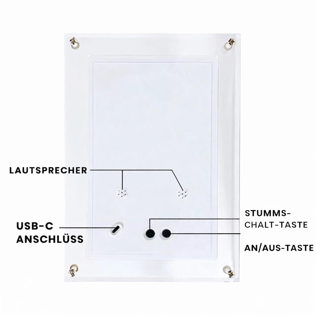 Ultraschall Bilderrahmen mit Ton