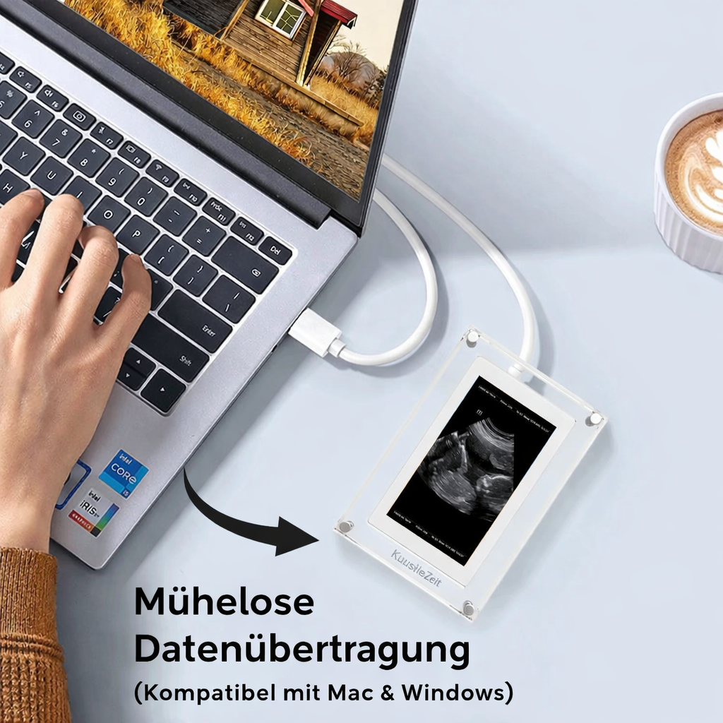 Ultraschall Bilderrahmen mit Ton