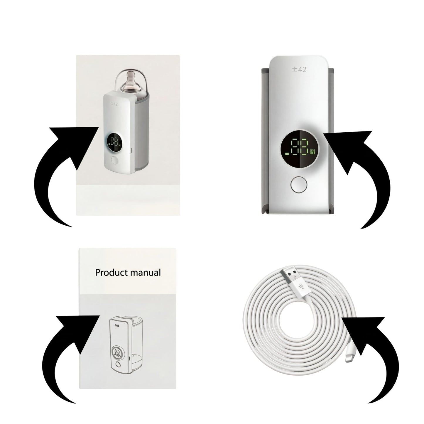 Tragbarer Flaschenwärmer